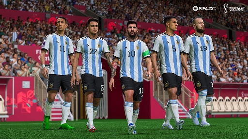 画像集 No.002のサムネイル画像 / 「FIFA 23」，ワールドカップでのアルゼンチン勝利予想に成功。公式ライセンス作品最後の年に4大会連続で勝者を当てる