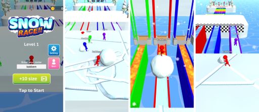 画像ギャラリー No.002のサムネイル画像 / 「Snow Race!!」がGoogle Playの無料ゲームランキングで全米1位に