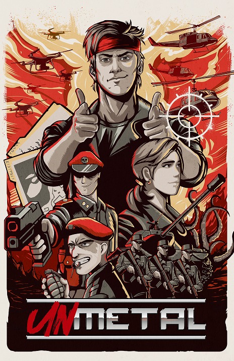 ���������꡼ No.006�Υ���ͥ������ / ���󥷥塼���ǡ�UnMetal������ȯ�䡣�۵ޥߥå����˴������ޤ줿���̻�̱��æ�з���������ѥ��ǥ����ܤ�2D���ƥ륹���������