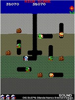 画像ギャラリー No.006のサムネイル画像 / PS4/Switch「アーケードアーカイブス ディグダグ」が8月4日発売へ。地面を掘って敵に空気を送り込み,撃退していく穴掘りアクションゲーム