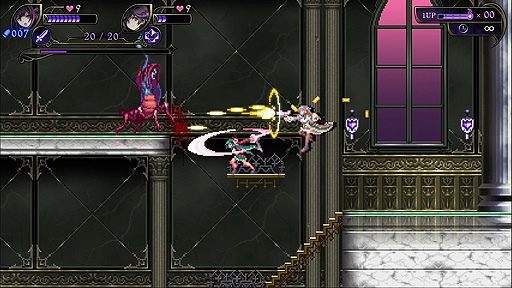 画像ギャラリー No.004のサムネイル画像 / 新作「Grim Guardians: Demon Purge」をインティ・クリエイツが発表。悪魔ハンターの女子高生姉妹を使い分けて魔城を攻略する2Dアクション