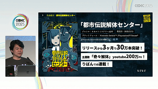 ���������꡼ No.002�Υ���ͥ������ / �����¤��������ˤʤ���Ի�������Υ��󥿡��٤��Ϥ�����İ�֥�ݡ��Ⱦ����ǡ���ȯ���ѥ֥�å��㤬��ɸ��ҤȤĤˤ�����ˡ�Ȥϡ�CEDEC 2025��