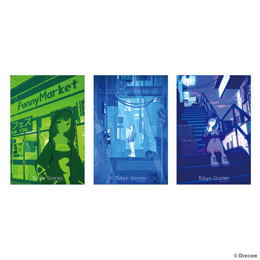 ���������꡼ No.009�Υ���ͥ������ / ��Tokyo Stories�פΥ��ե�����륷��åפ�DRECOM SHOP��˥����ץ�T����Ĥ䥹�ƥå����ʤ�5����Υ����ƥ������Ǥ���