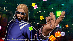 画像ギャラリー No.007のサムネイル画像 / 「餓狼伝説 City of the Wolves」,人気DJのサルバトーレ・ガナッチ氏がゲームキャラで登場。逆立ち状態で連続蹴りなどの必殺技に注目