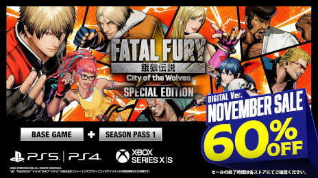 ���������꡼ No.008�Υ���ͥ������ / �ֲ�ϵ���� City of the Wolves�פˡֽ���פ�����������󥷥塼���ǤΥ��������Ԥȥ�������ѥ��Υ��åȤ�60�󥪥դˤʤ륻����򳫺�