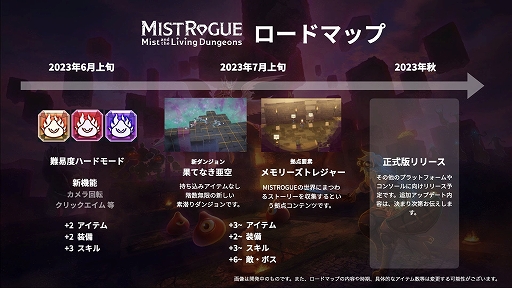 画像ギャラリー No.003のサムネイル画像 / ローグライクACT「MISTROGUE ミストと生けるダンジョン」,高難度モードを追加する大型アップデートを実施。今後のロードマップも明らかに