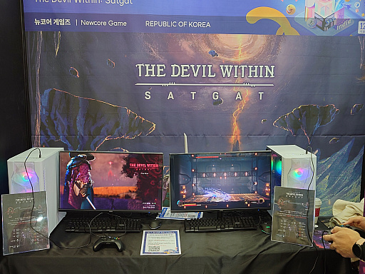 画像集 No.008のサムネイル画像 / ［G-STAR 2023］「2023大韓民国ゲーム大賞」のインディーゲーム賞は，スタイリッシュな横スクロールアクション「The Devil Within: Satgat」。Steamでデモが公開中
