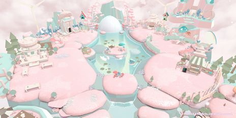 画像ギャラリー No.003のサムネイル画像 / 自分だけのパステルカラーな空間が作れる「WITH: Whale In The High」の正式サービスが本日開始。空飛ぶクジラの上でスローライフ