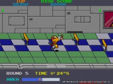 画像ギャラリー No.015のサムネイル画像 / PS4/Switch「アーケードアーカイブス メトロクロス」8月18日に配信開始。障害物を回避して時間内にゴールを目指す名作アクション