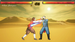 画像ギャラリー No.003のサムネイル画像 / 偉大な作家たちの格ゲー「Write 'n' Fight」を配信。チャールズ・ディケンズの小足でH.P.ラブクラフトをハメよう