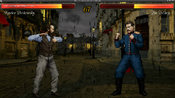 画像ギャラリー No.005のサムネイル画像 / 偉大な作家たちの格ゲー「Write 'n' Fight」を配信。チャールズ・ディケンズの小足でH.P.ラブクラフトをハメよう