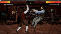 画像ギャラリー No.007のサムネイル画像 / 偉大な作家たちの格ゲー「Write 'n' Fight」を配信。チャールズ・ディケンズの小足でH.P.ラブクラフトをハメよう