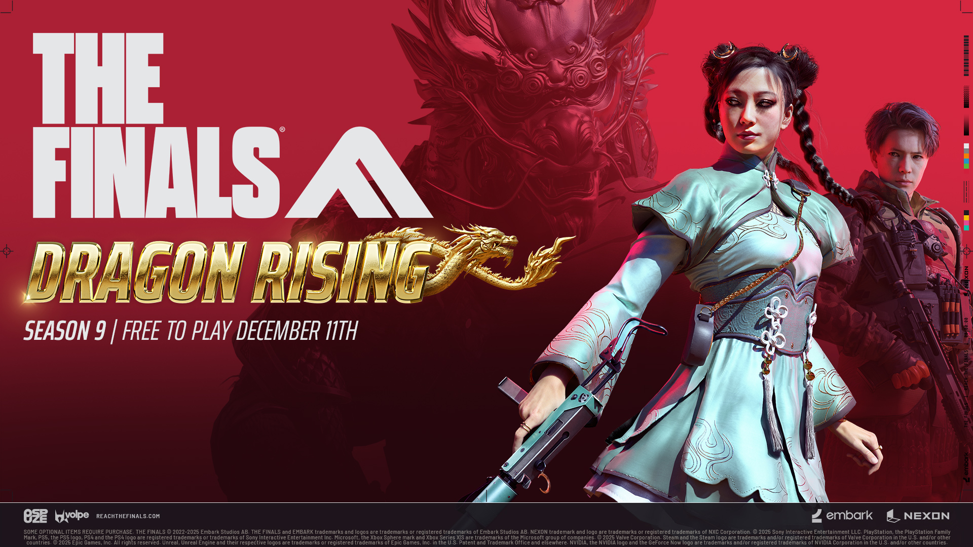 「THE FINALS」,中国の古代史と現代美学をテーマにした「シーズン9:Dragon Rising」が開幕