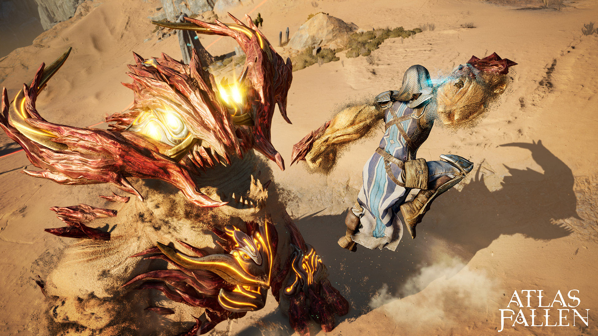砂を操り,巨獣たちを狩猟する。アクションRPG「Atlas Fallen」,PS5 砂を操り,巨獣たちを狩猟する。アクションRPG「Atlas Fallen」,PS5