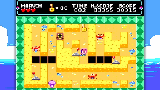 画像ギャラリー No.005のサムネイル画像 / Switch用ソフト「ツクールシリーズ ClaM KNight」本日配信。敵に気をつけながら“水たまり”を拭き取るパズルゲーム