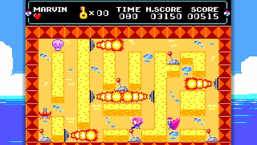 画像ギャラリー No.006のサムネイル画像 / Switch用ソフト「ツクールシリーズ ClaM KNight」本日配信。敵に気をつけながら“水たまり”を拭き取るパズルゲーム