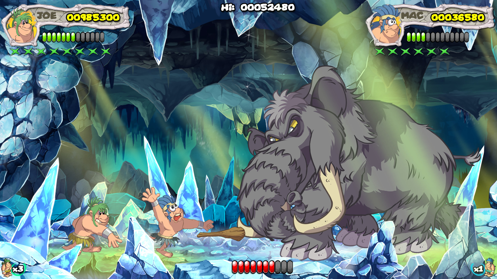 JOE&MAC 戦え原始人」のリメイク作品「New Joe & Mac - Caveman Ninja JOE&MAC 戦え原始人」のリメイク作品「New Joe & Mac - Caveman Ninja