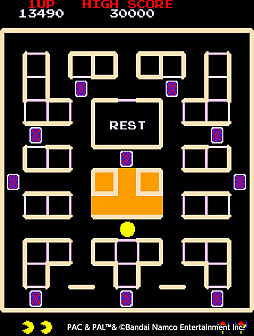 画像ギャラリー No.003のサムネイル画像 / PS4/Switch「アーケードアーカイブス パック&パル」,9月1日に配信。カードをめくってフルーツやSPターゲットを食べていくACTゲーム