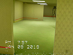 ��The Backrooms Footage�פΥ����꡼���������Ǹ�������The Backrooms�ɤ˥��󥹥ѥ������줿�ۥ顼������