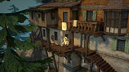画像集 No.006のサムネイル画像 / 「断崖のカルム」，ストアページがSteamでオープン。断崖絶壁の街“カルム”を舞台としたアドベンチャーゲーム