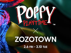 ��Poppy Playtime�פΥ���ܥ����ƥࡤZOZOTOWN��2��6������������䡣T����Ĥ�ա��ǥ����ʤ���9���Υ��ѥ�뤬�о�