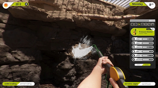 画像ギャラリー No.001のサムネイル画像 / 「Zoo Simulator」の制作が決定。動物園のリノベを行いながら,飼育員として餌やりもできる一人称カメラ視点型シミュレーション