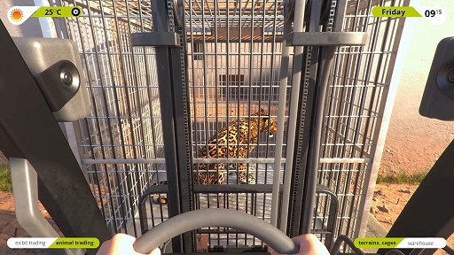 画像ギャラリー No.002のサムネイル画像 / 「Zoo Simulator」の制作が決定。動物園のリノベを行いながら,飼育員として餌やりもできる一人称カメラ視点型シミュレーション