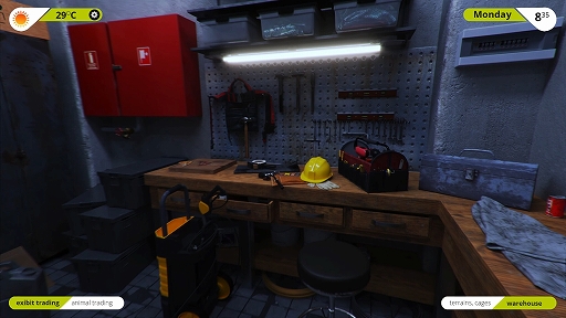 画像ギャラリー No.004のサムネイル画像 / 「Zoo Simulator」の制作が決定。動物園のリノベを行いながら,飼育員として餌やりもできる一人称カメラ視点型シミュレーション