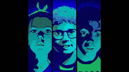 画像ギャラリー No.007のサムネイル画像 / パルプフィクションとピクセルアートを掛け合わせたADV「ヴァーニーレイク」本日発売。ヴァンパイアと出会った少年たちの事件を解き明かす物語