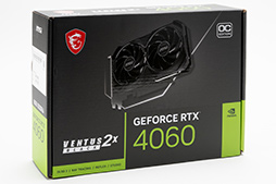 ꡼ No.020Υͥ / ߥɥ륯饹GPU̿GeForce RTX 4060פμϤMSIRTX 4060 VENTUS 2XפǥåDLSS 3бबθ