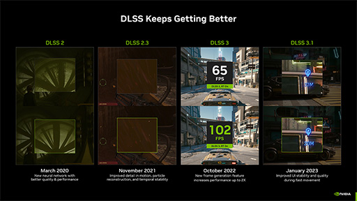 画像集 No.001のサムネイル画像 / レイトレーシング対応ゲームの画質がさらに向上する「DLSS 3.5」をNVIDIAが発表