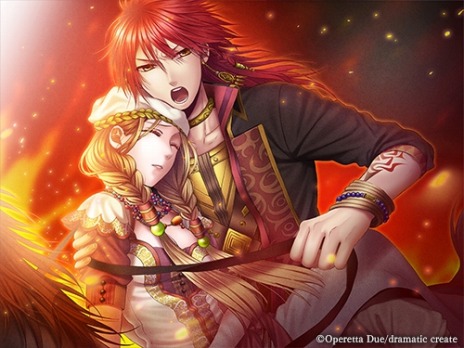 越えざるは紅い花~対の月~」のSteam/Switch版,2023年に発売。異国で