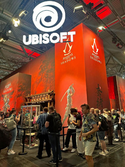 画像ギャラリー No.001のサムネイル画像 / 「アサシンクリード シャドウズ」はAnvil Engineの効果で,刀を振った方向に竹が切れ落ち,凍った水面を歩ける。技術解説プレゼンレポート