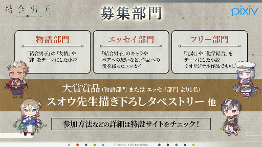 画像ギャラリー No.004のサムネイル画像 / 「結合男子」の舞台化が発表,2024年5月に上演予定。サンリオデザインプロデュースやファンノベルコンテストの開催も決定