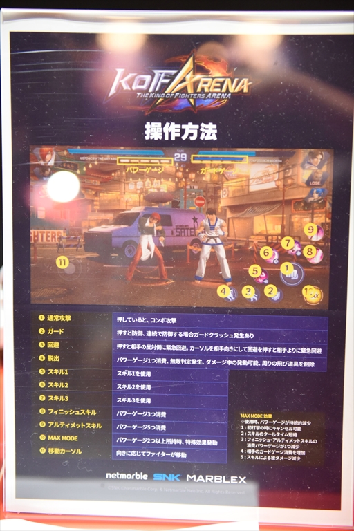 ꡼ No.004 | TGS2022ϡTHE KING OF FIGHTERS ARENA׻ͷݡȡץƮڤ֥åפKOF