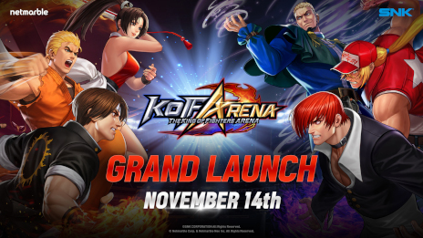 THE KING OF FIGHTERS ARENA」の正式リリース日が11月14日に決定