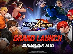 「THE KING OF FIGHTERS ARENA」の正式リリース日が11月14日に決定。シリーズ全作品のキャラクターが登場するオンライン対戦格闘ゲーム
