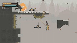 画像ギャラリー No.003のサムネイル画像 / 360度グラップリング2Dアクション「Rusted Moss」,コンシューマ版を6月20日に発売