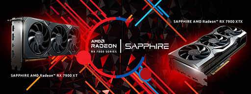 画像集 No.001のサムネイル画像 / Sapphire製のRadeon RX 7900 XTX/XT搭載カードが12月16日19時に発売