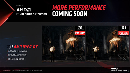 画像集 No.015のサムネイル画像 / ミドルハイ向けGPU「Radeon RX 7800 XT/RX 7700 XT」をAMDが発表。超解像技術「FSR 3」の最新情報も公開