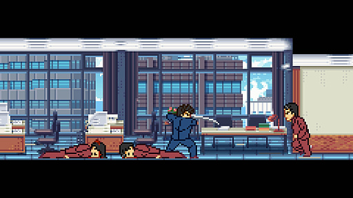 画像ギャラリー No.004のサムネイル画像 / 日本を舞台にしたドット絵の横スクロールアクション「Fading Afternoon」,発売日が9月14日に決定