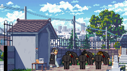 画像ギャラリー No.006のサムネイル画像 / 日本を舞台にしたドット絵の横スクロールアクション「Fading Afternoon」,発売日が9月14日に決定