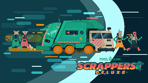 画像ギャラリー No.008のサムネイル画像 / ロボットチームを率いて日本中のゴミを回収する「PixelJunk Scrappers Deluxe」を本日リリース。アートディレクターが本作について語る動画を公開