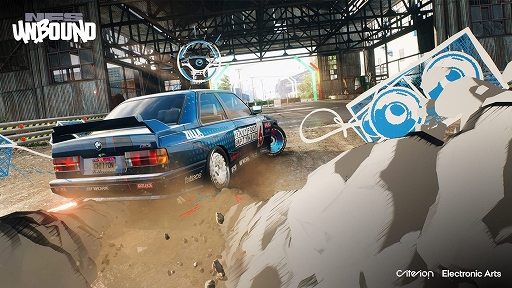 画像集 No.003のサムネイル画像 / 「Need for Speed Unbound」の最新ゲームプレイ映像が公開に。通行人も散見できるリアルな都市風景と落書きアート風エフェクトの共存に注目