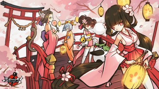 画像ギャラリー No.001のサムネイル画像 / 「忍者マストダイ」,新規水属性SSR武器「神使・滄溟」や専用衣装「桜・リン」などが登場する大型アップデート“春祭り”バージョンを実装