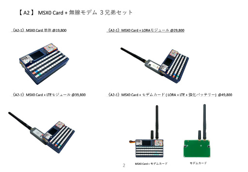 画像ギャラリー No.002のサムネイル画像 / 「MSX0」の新モデル,カード型ポケコンや超小型ゲーム機などを発表。クラウドファンディング第2弾の詳細が明らかに