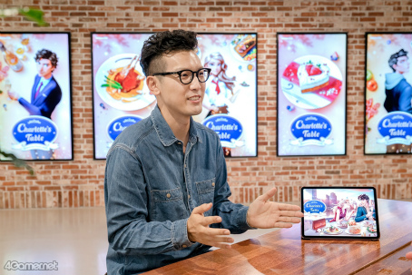 ���������꡼ No.019�Υ���ͥ������ / �֥��㡼���åȤΥơ��֥�פ��ӥƥ����դʥޥå�3�ѥ��롣��ԥץ쥤��ݡ��Ȥȥ᡼�륤�󥿥ӥ塼���Ϥ�