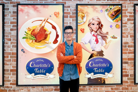 ���������꡼ No.020�Υ���ͥ������ / �֥��㡼���åȤΥơ��֥�פ��ӥƥ����դʥޥå�3�ѥ��롣��ԥץ쥤��ݡ��Ȥȥ᡼�륤�󥿥ӥ塼���Ϥ�