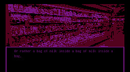 Milk inside a bag of milk inside a bag of milk and Milk outside a bag of milk outside a bag of milk