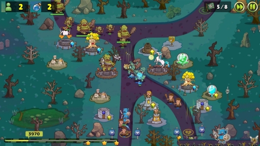 画像ギャラリー No.003のサムネイル画像 / 新作TD「ルナ&モンスターズTD 〜奪われた魔法の王国〜」を配信